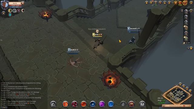 Albion Online | SOLO PVP | EPIC moments STATIC diving смотреть онлайн