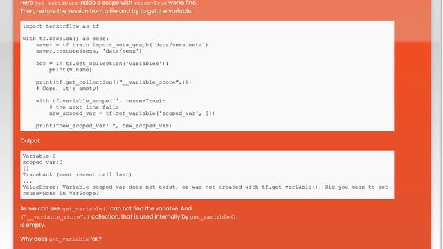 get_variable() does not work after session restoration смотреть онлайн