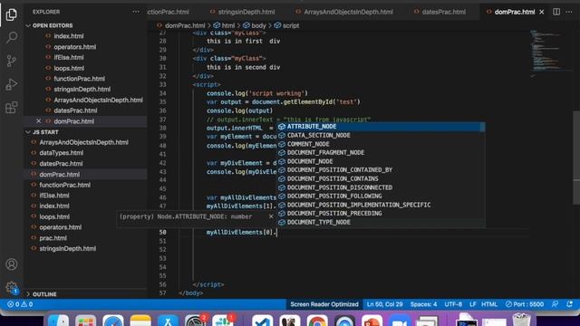 DOM manipulation using JavaScript | innerHTML, innerText, querySelector, createElement, appendChild смотреть онлайн