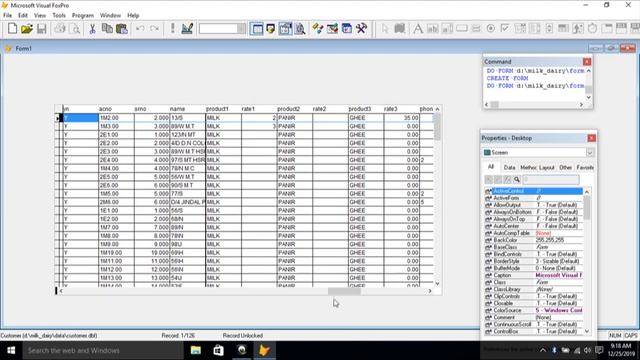 Visual foxpro 9 (Change Grid Colour) смотреть онлайн