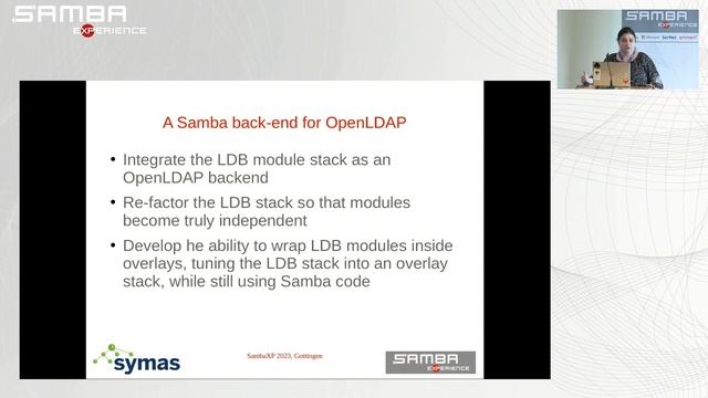 sambaXP 2023: Samba back-end for OpenLDAP смотреть онлайн