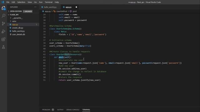 Flask REST-Ful API Tutorials - CRUD - User Management смотреть онлайн