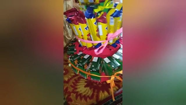 Торт из соков и сладостей в детский сад смотреть онлайн