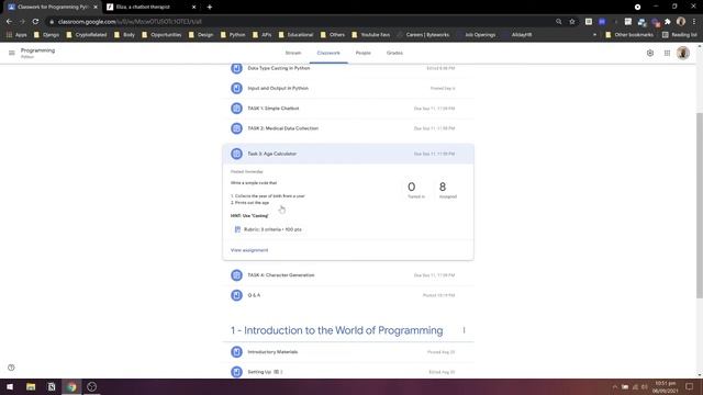 Python Programming Fundamentals (WEEK 2) - Tasks смотреть онлайн