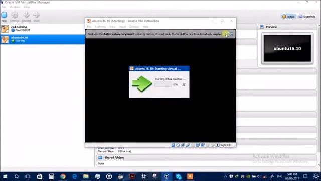 Install Linux Ubuntu 16.10 on Oracle VirtualBox in Windows 10 смотреть онлайн