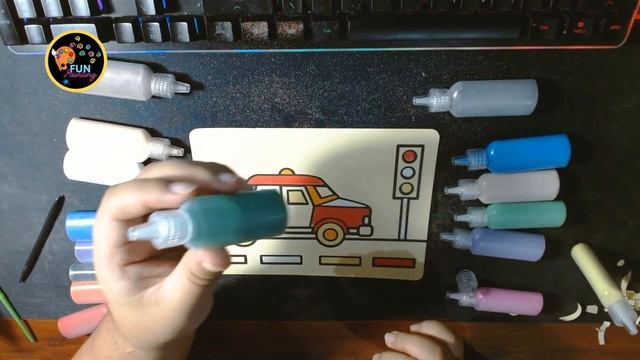 Sand Painting - Police Car смотреть онлайн