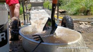 Как сделать шлюз для золота своими руками. Проходнушка для добычи золота