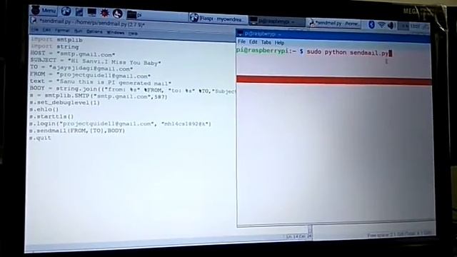 Send mail using Raspberry Pi 3 смотреть онлайн