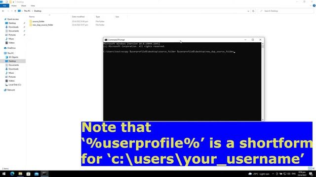 Copy folder structure using command prompt смотреть онлайн