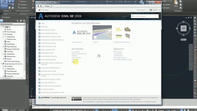Civil 3D 2019 Introduction part1_Working Environment_User Interface смотреть онлайн