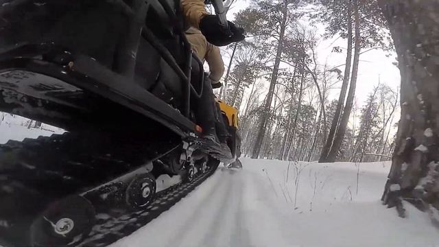 На снегоходах в Drive Park Красноярск смотреть онлайн