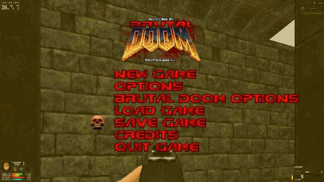 Прохождение Brutal Doom V21 RC 7 Doom 2 The Way id Did Map 1-3 смотреть онлайн