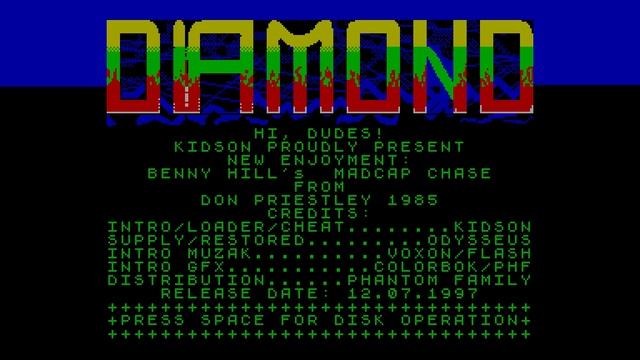 Benny Hill Crack Intro-Kidson [#zx spectrum] смотреть онлайн