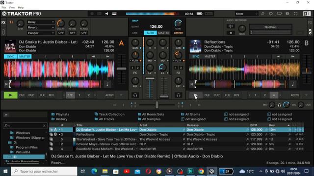 let me love you x Reflections ( Don Diablo mashup ) [S4BRIX edit] mix by Traktor pro 3 смотреть онлайн