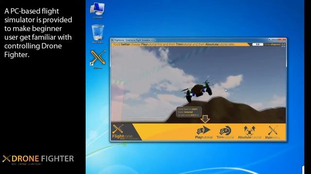 [Byrobot Drone Fighter] Flight Simulator смотреть онлайн