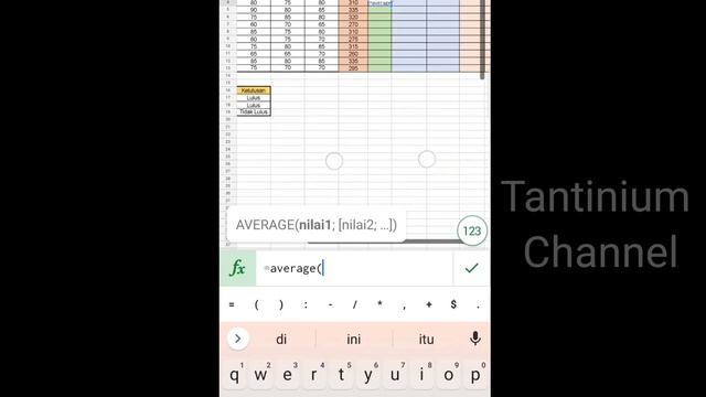 Microsoft Excel di HP Android Untuk Membuat Data Excel SUM, MAX, MIN, AVERAGE, IF смотреть онлайн