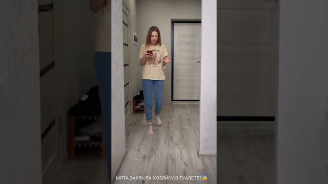 Мята заперла хозяйку в туалете??? смотреть онлайн