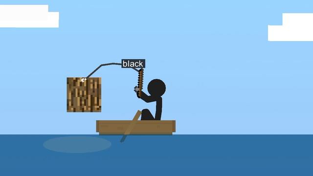 Fishing | minecraft short animation 2 ( stick nodes ) смотреть онлайн