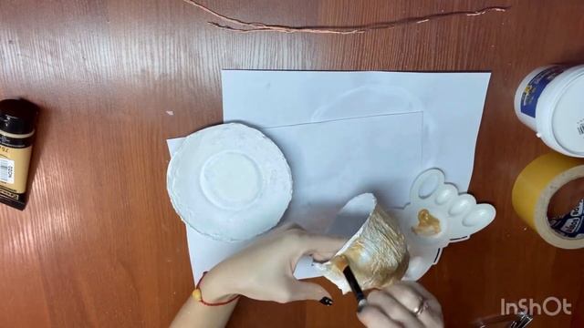 Парящая чашка из салфеток. смотреть онлайн