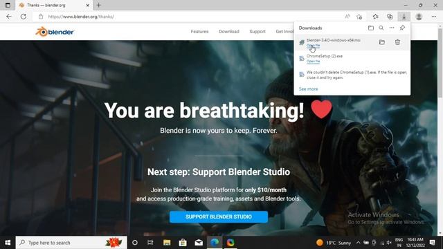How To Download Blender 3.4.0 Latest Version In Hindi// Blender Learning For Beginners// Rigging// смотреть онлайн