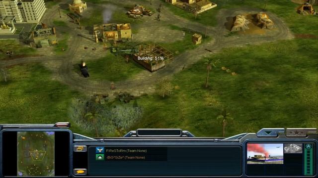 Zero Hour Natural Threats Firestorm vs BigSize Command and Conquer Generals смотреть онлайн