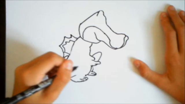 How to Draw a Cartoon Dragon | Dessin Dragon Cartoon смотреть онлайн