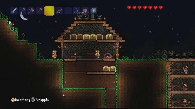 Terraria #8 - Demon unicorn statue смотреть онлайн