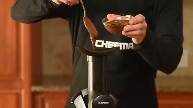 Chefman Frozurt, Frozen Dessert Maker, Healthy, Vegan Ice Cream, Soft Serve Frozen Yogurt смотреть онлайн