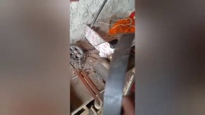 мангал из старого бойлера