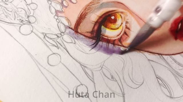 Draw Cat Goddess from Anime Style to Semi Realistic | Huta Chan смотреть онлайн