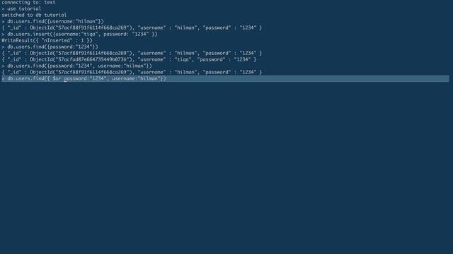 crud mongodb смотреть онлайн