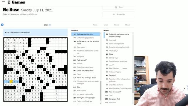 A Brilliant Sunday Crossword Theme! - 11 July 2021 New York Times Crossword смотреть онлайн