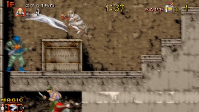 Shadow Dancer arcade gameplay playthrough longplay смотреть онлайн