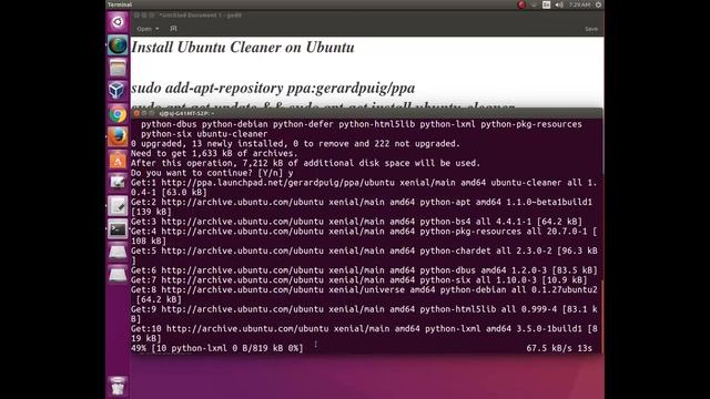 Install Ubuntu Cleaner To Clean your System || CC cleaner Alternative for Ubuntu 17.04 смотреть онлайн