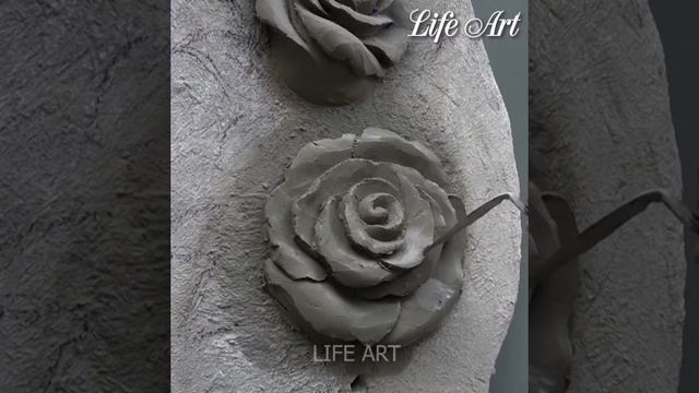 How to make a rose with sand cement смотреть онлайн