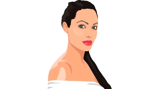 Angelina Jolie portrait. смотреть онлайн