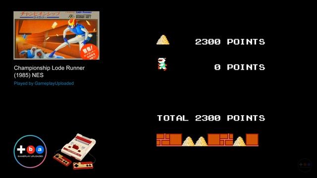 Championship Lode Runner (1985) NES - All Stages Cleared 1-50 [TAS] смотреть онлайн