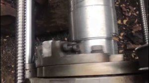 Переносной станок для нарезки резьбы на осях диаметром до 150 мм