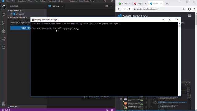 Angular 9 Tutorial for Beginners. 1- Environment Setup | SULAIMAN BAIG смотреть онлайн