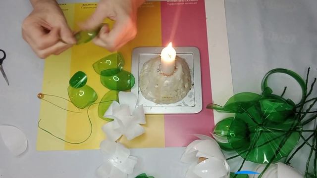 Цветы лотоса ?Мастер класс?! ПЭТ бутылки!#рукоделие # смотреть онлайн