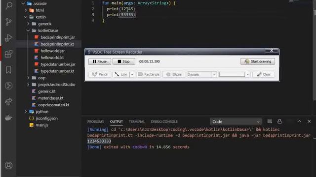 perbedaan print dan println pada kotlin смотреть онлайн