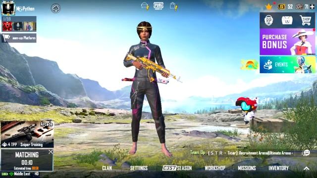 Pubg Mobile Live Stream || Python Gaming смотреть онлайн