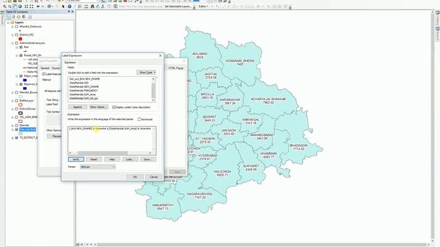 ArcGIS 10 2 - Stacked labels - Multiline labelling - New Line смотреть онлайн