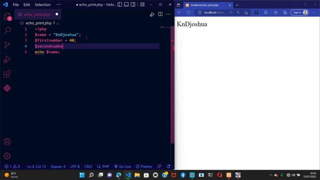 PHP programming 2022 | PHP Syntax | Simplified Programming #let tech happen смотреть онлайн
