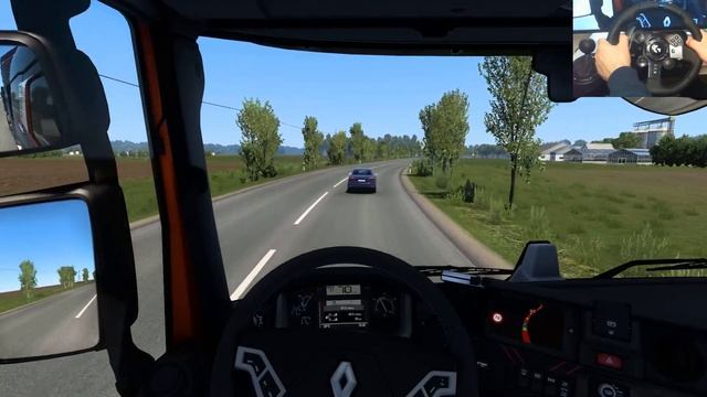 ETS 2 - Renault T Evolution Transporting Rice from Panevezys смотреть онлайн