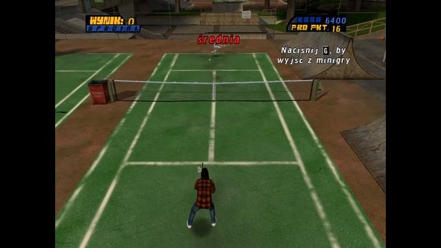 Tony Hawk's Pro Skater 4 Mini Game - Tennis смотреть онлайн