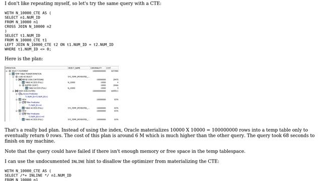 Difference between inline view and WITH clause? (5 Solutions!!) смотреть онлайн
