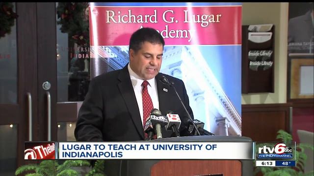 Richard Lugar joining University of Indianapolis faculty, starting D.C. internship program смотреть онлайн