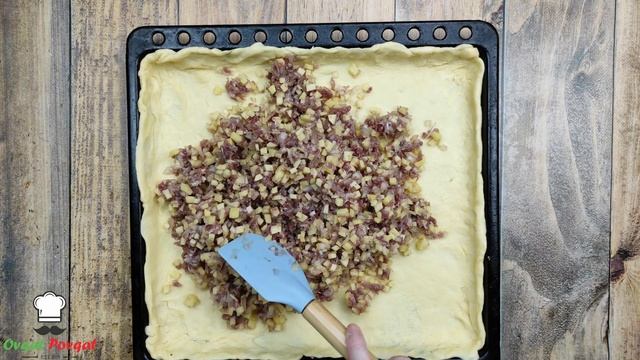 МЯСНОЙ ПИРОГ С КАРТОШКОЙ : ПРОСТОЙ РЕЦЕПТ смотреть онлайн