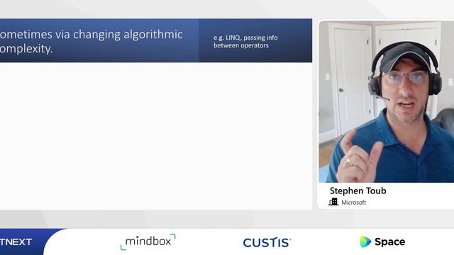 Stephen Toub — Unlocking Performance Improvements In .NET